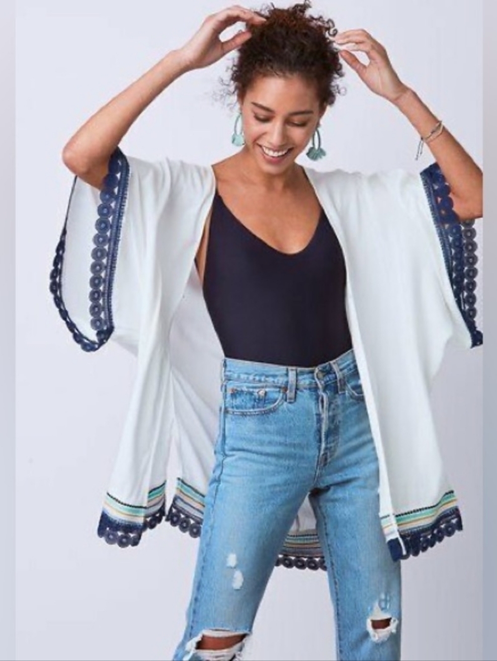 Stella & Dot The Playa Kimono‎ Coverup